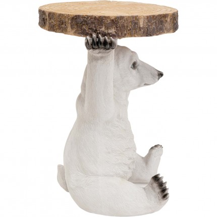 Bijzettafel Animal Polar Bear Ø37cm Kare Design