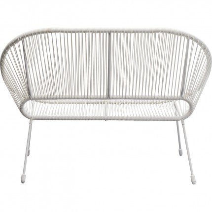 Outdoor Bench Acapulco Mono white Kare Design