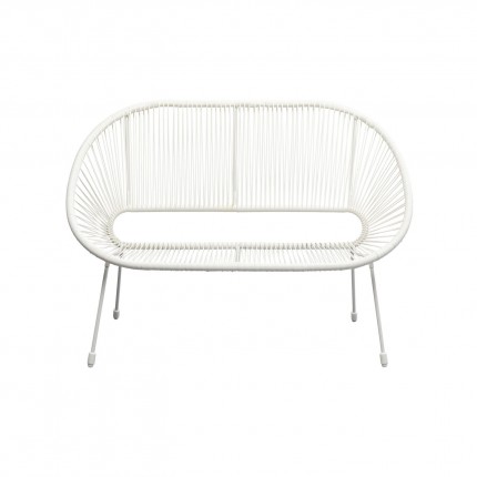 Outdoor Bench Acapulco Mono white Kare Design