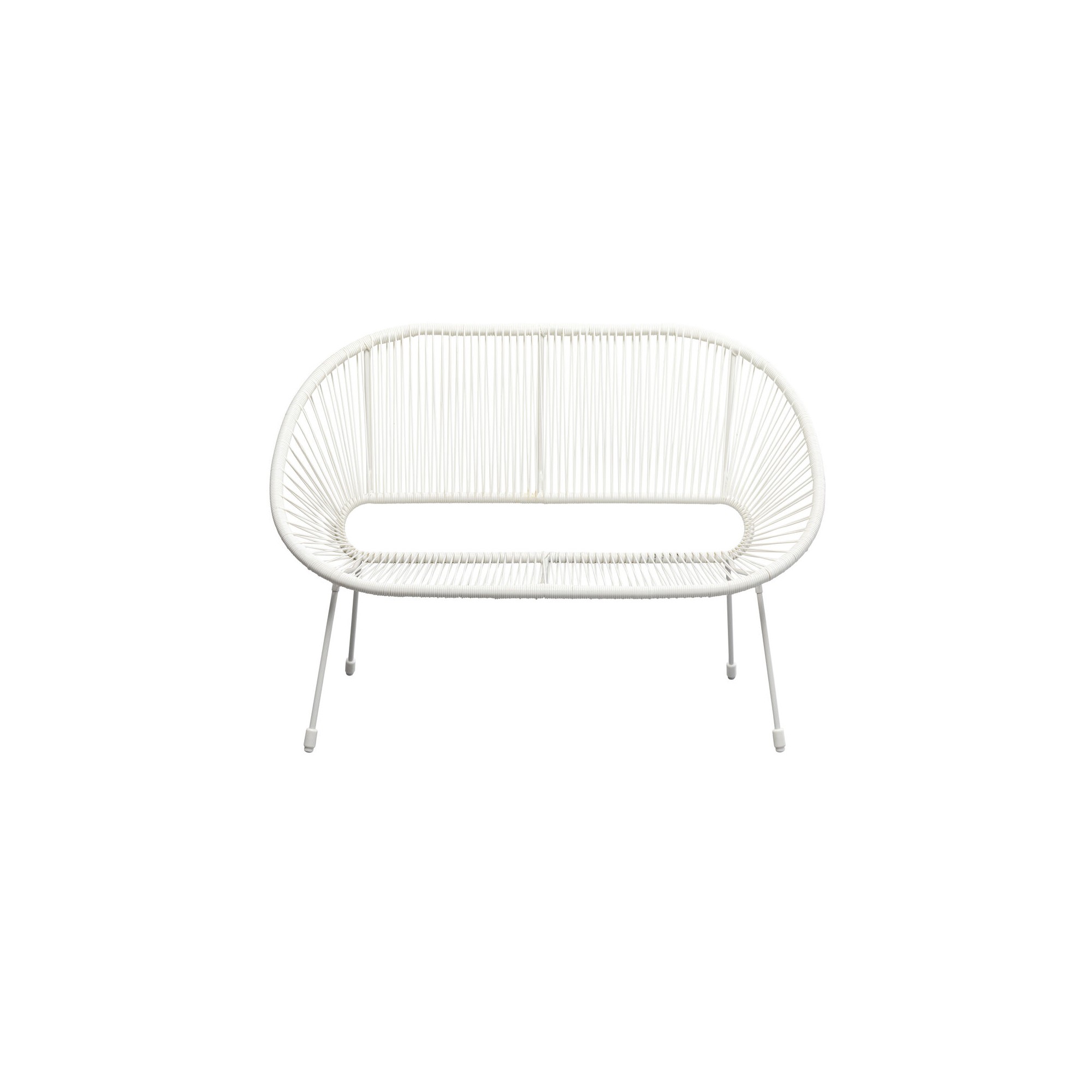 Outdoor Bench Acapulco Mono white Kare Design