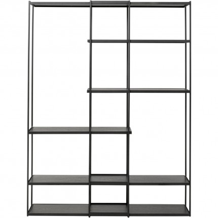 Bookshelf Oslo zwart 200x150cm Kare Design