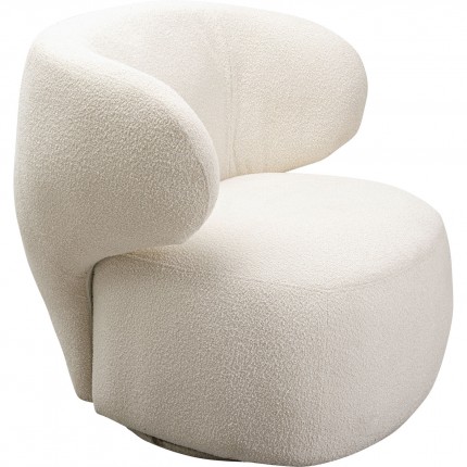 Draaifauteuil Elite crème Kare Design