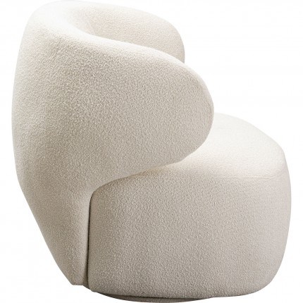 Draaifauteuil Elite crème Kare Design