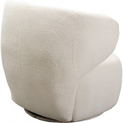 Draaifauteuil Elite crème Kare Design