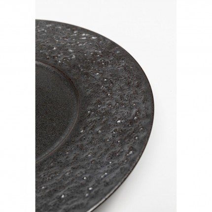 Plate Cosmos black Ø21cm (4/set) Kare Design