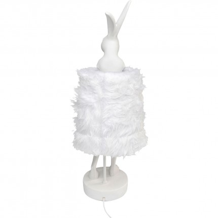 Tafellamp Animal konijn Fluff wit 68cm Kare Design