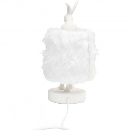 Tafellamp Animal konijn Fluff wit 30cm Kare Design