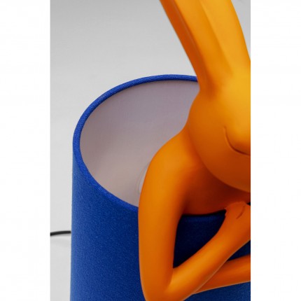 Table Lamp Animal rabbit 50cm orange and blue Kare Design