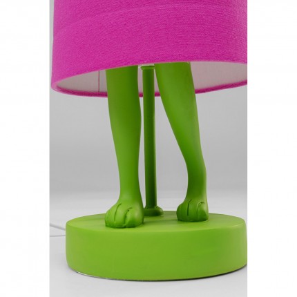 Table Lamp Animal rabbit 50cm green and pink Kare Design