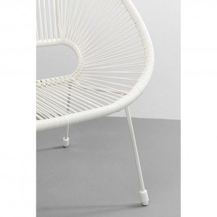 Outdoor Bench Acapulco Mono white Kare Design