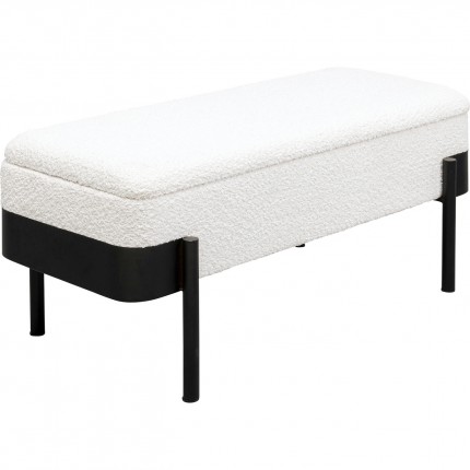 Storage Bench Angelo white Kare Design