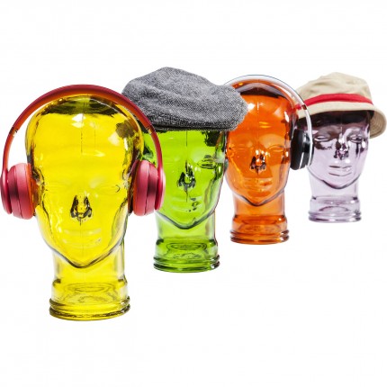 Deco headphone mount transparent green Kare Design