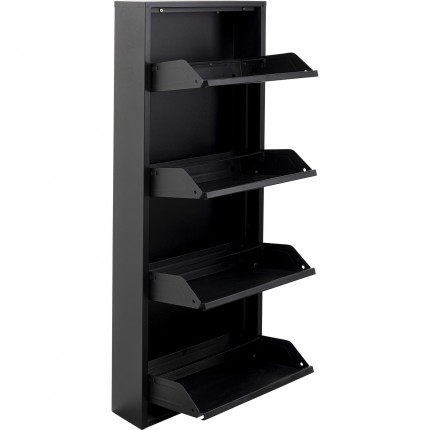 Shoe Container Caruso black 4 drawers Kare Design