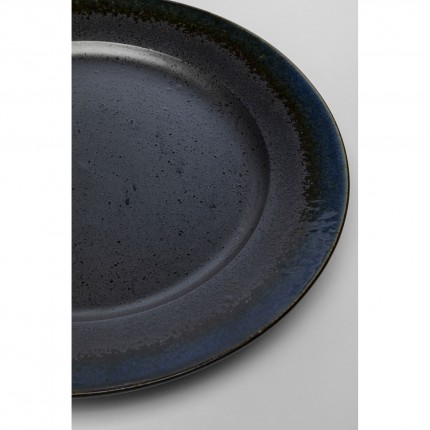 Plate Kassandra black Ø28cm (4/set) Kare Design