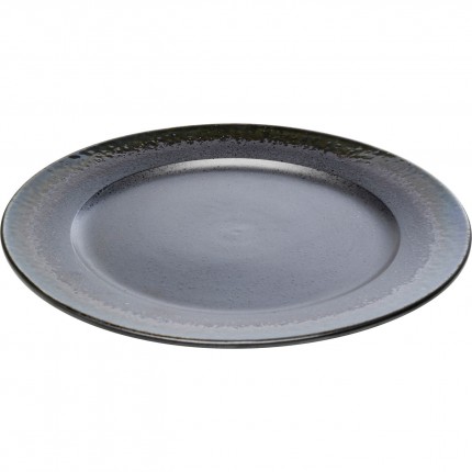 Plate Kassandra black Ø32cm Kare Design