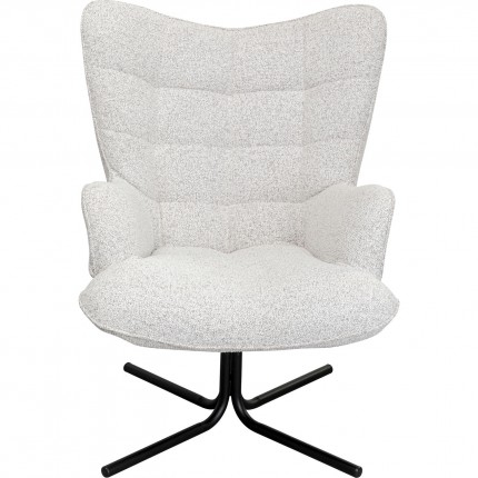 Draaifauteuil Oscar grijs Kare Design