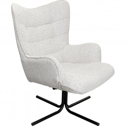 Draaifauteuil Oscar grijs Kare Design