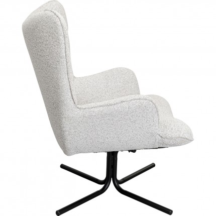 Swivel Armchair Oscar grey Kare Design