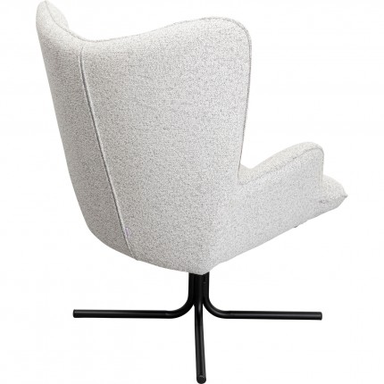 Swivel Armchair Oscar grey Kare Design