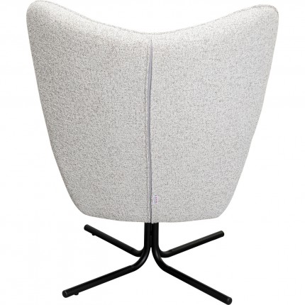 Swivel Armchair Oscar grey Kare Design