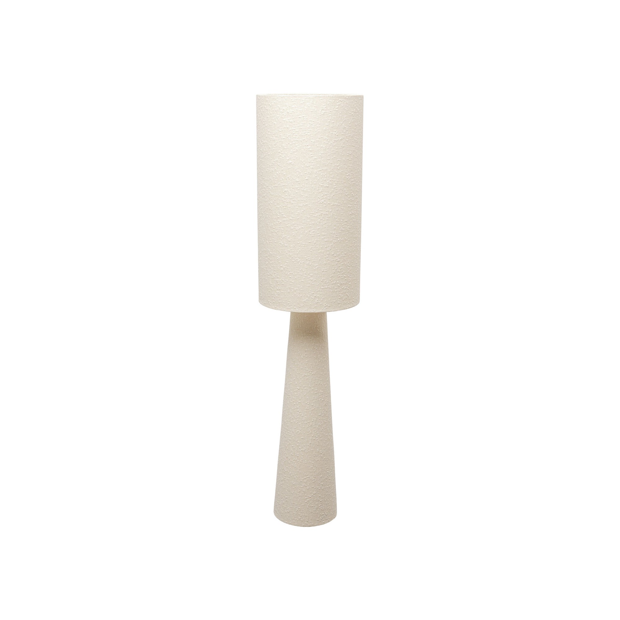 Lampadaire Marleen beige bouclé 130cm