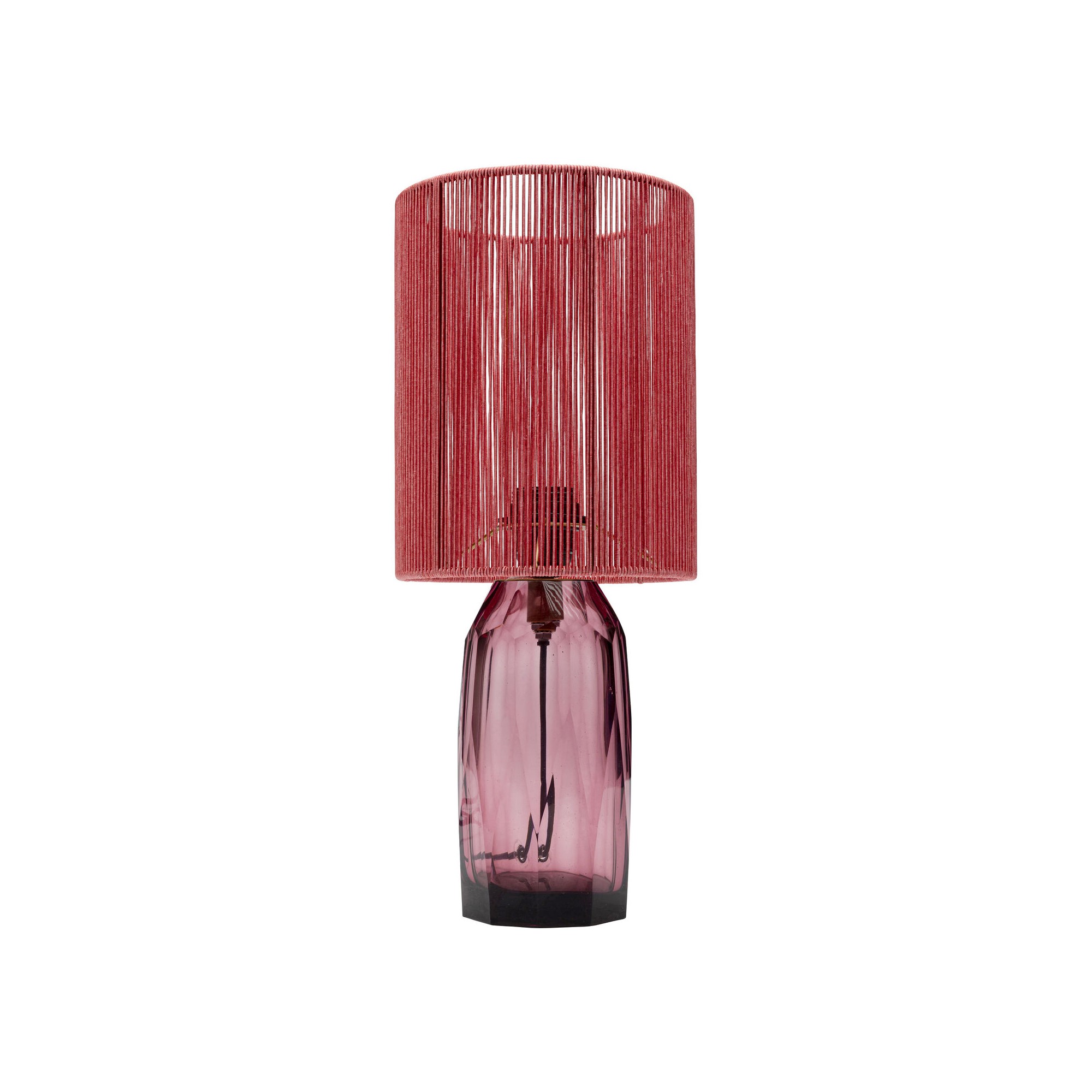 Lampe à poser Veccio fuchsia 42cm