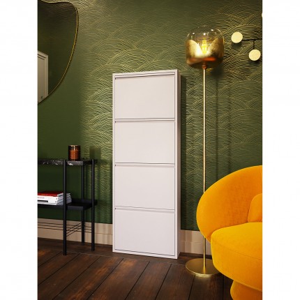 Schoenenkast Caruso creme 4 laden Kare Design