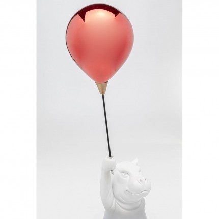 Decoratie XL balloon nijlpaard 69cm Kare Design