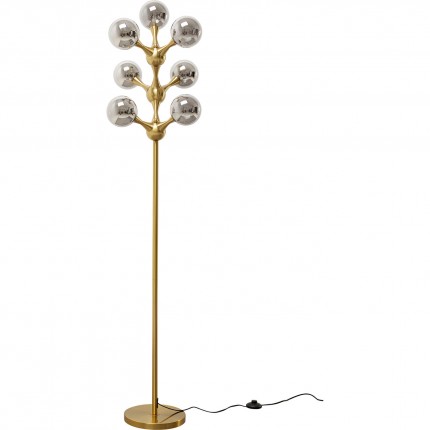 Vloerlamp Atomic Balls 174cm goud Kare Design