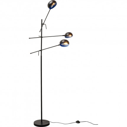 Vloerlamp Bola Trio 160cm zwart Kare Design