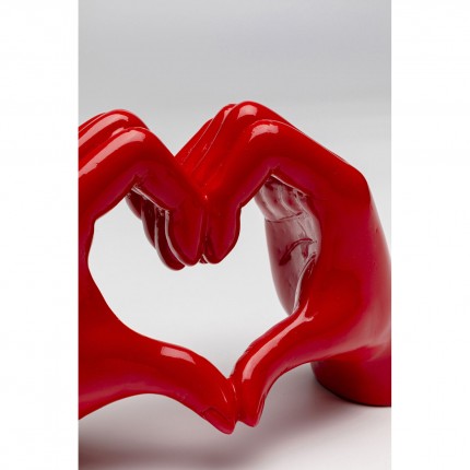 Deco red hands heart Kare Design