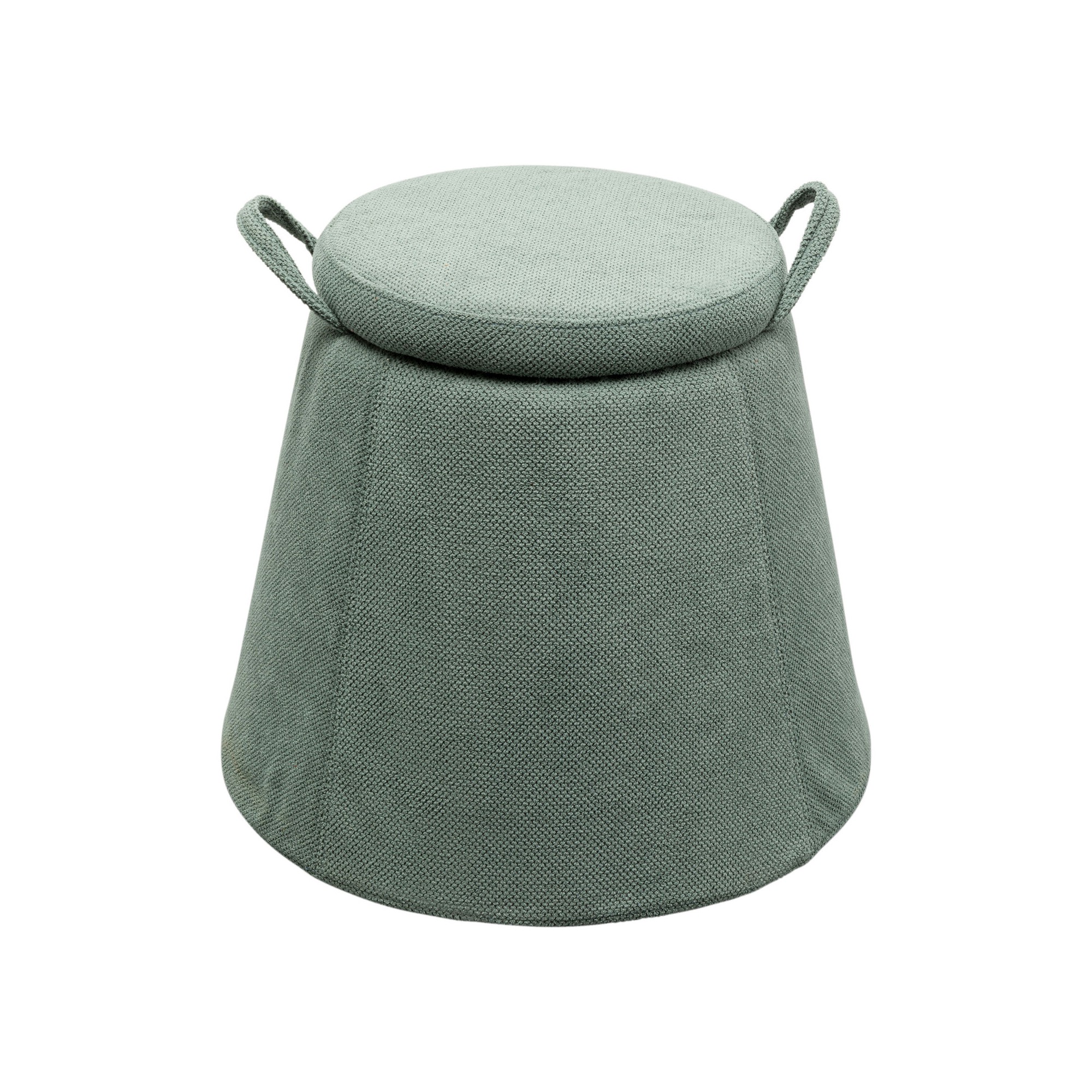 Tabouret Thimble vert Ø51cm