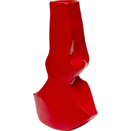 Vaas rood neus en lippen 38cm Kare Design