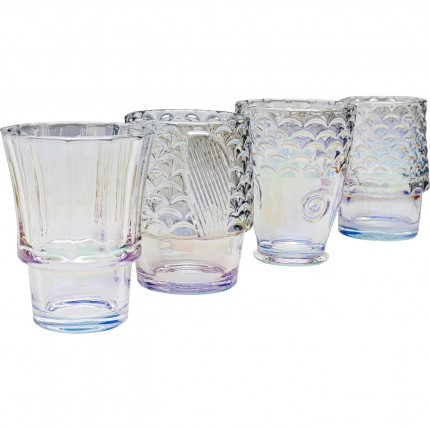 Waterglazen vis (4/set) Kare Design