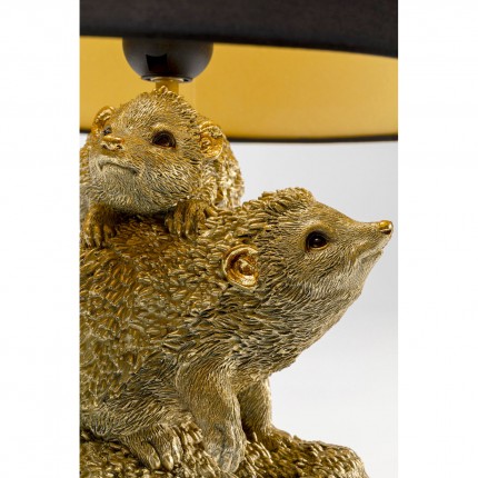 Table Lamp hedgehogs gold Kare Design