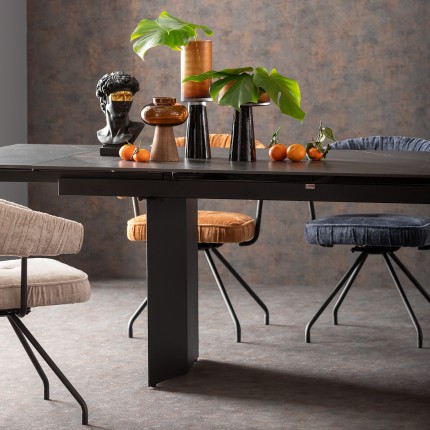 Extension Table Novel 180x90cm black Kare Design