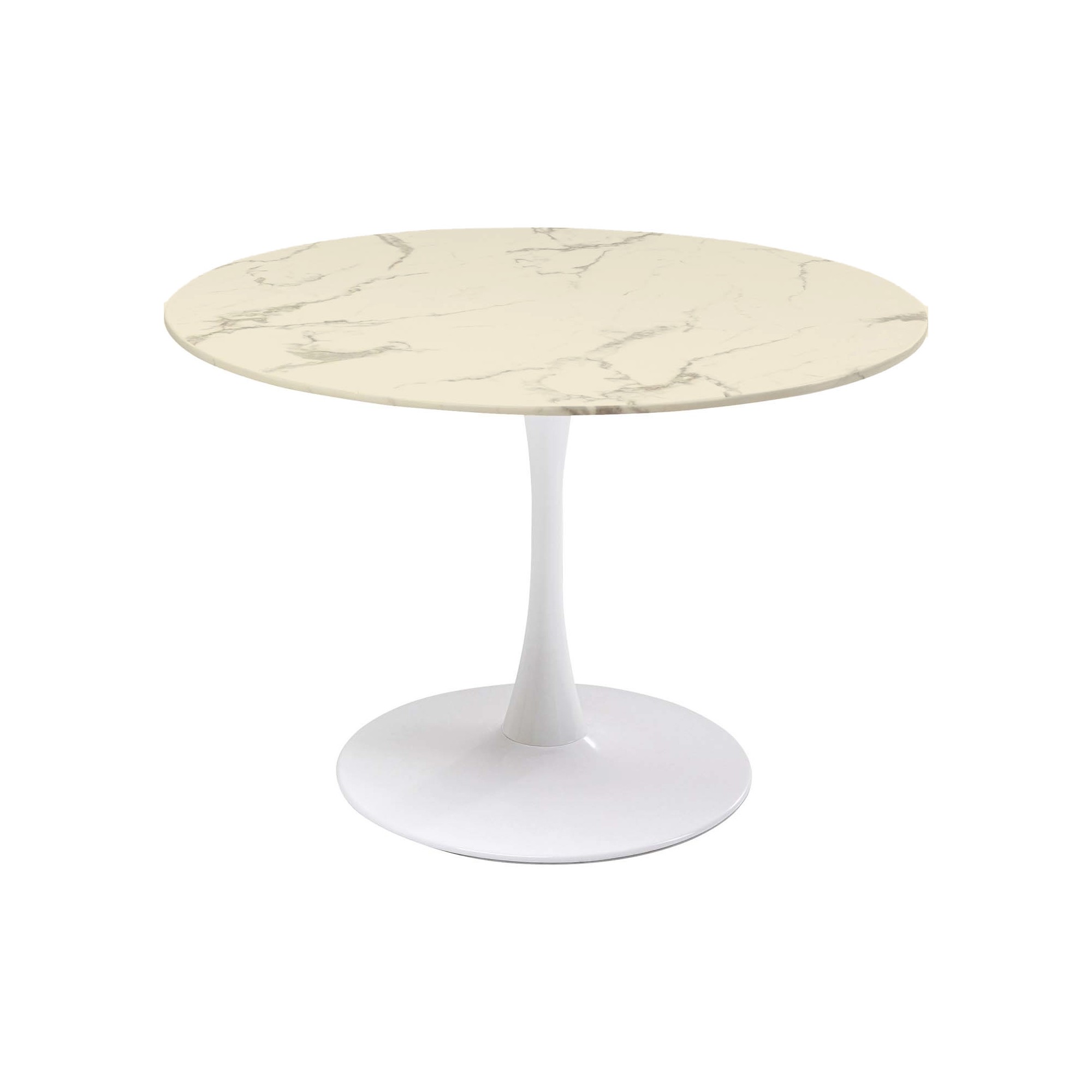 Eettafel Veneto Marmer creme Ø110cm Kare Design