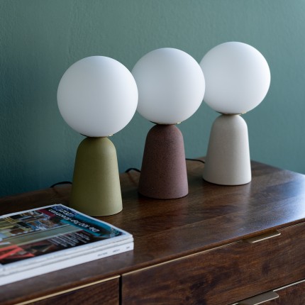 Table Lamp Bollie green Kare Design