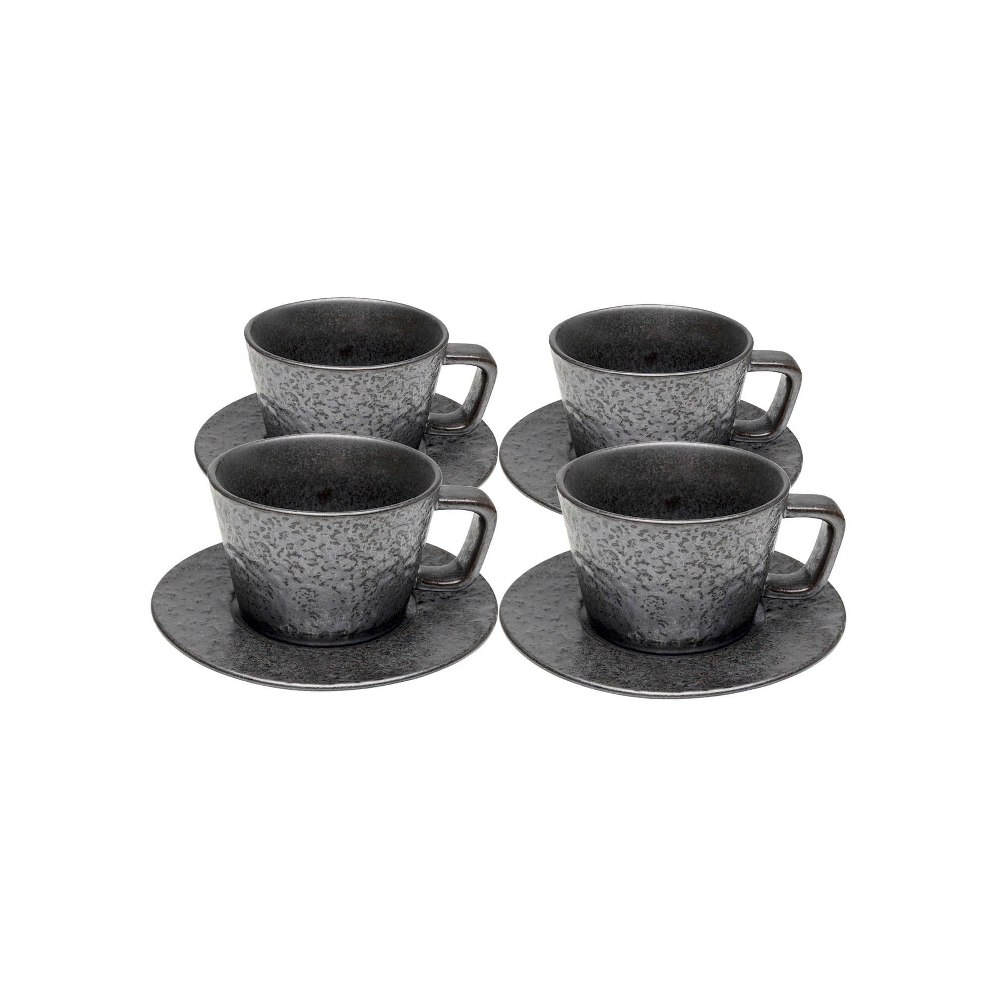 Espressokopje Cosmos zwart (4/set) Kare Design