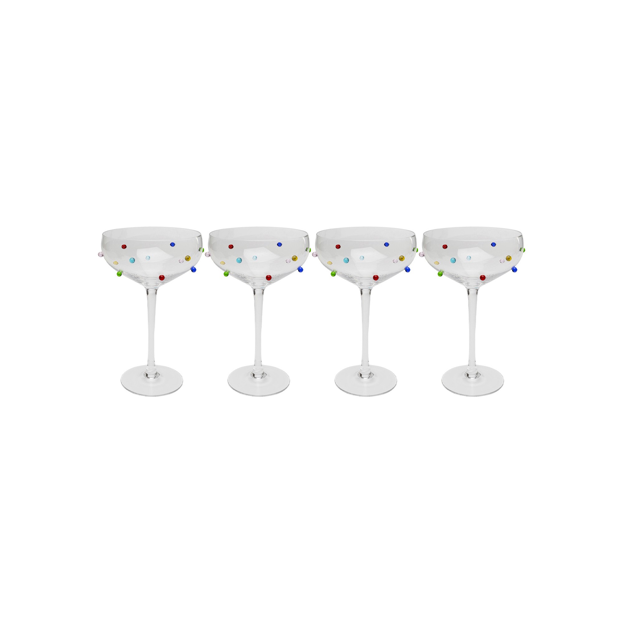 Cocktailglazen Party Dots (4/set) Kare Design