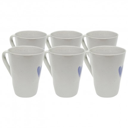 Mug Cuori (6/set) Kare Design