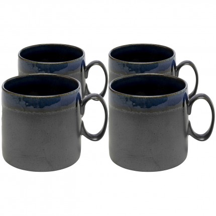 Mug Kassandra black (4/set) Kare Design