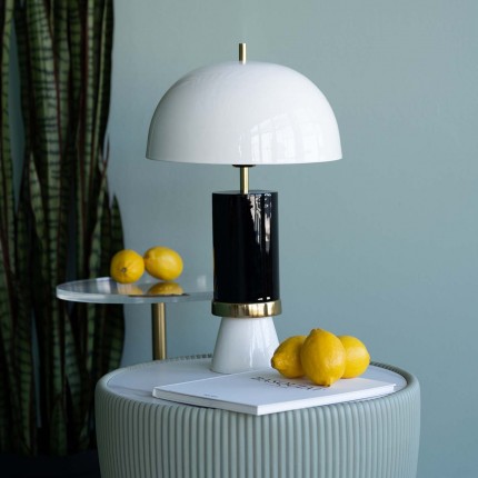 Table Lamp Josy white and black Kare Design