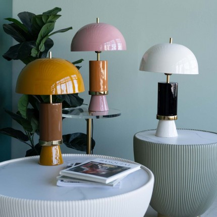 Table Lamp Josy pink and orange Kare Design