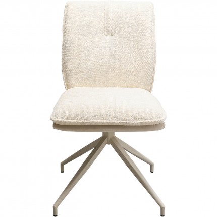 Swivel chair Hilla cream Kare Design