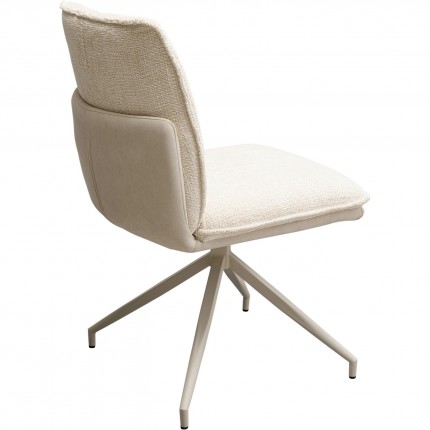 Swivel chair Hilla cream Kare Design