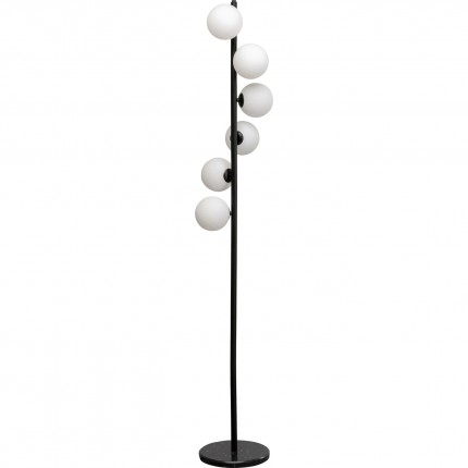 Vloerlamp Scala Balls Milky 160cm zwart Kare Design