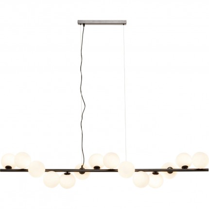 Hanglamp Scala Balls Milky 150cm zwart Kare Design