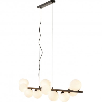 Hanglamp Scala Balls Milky 150cm zwart Kare Design