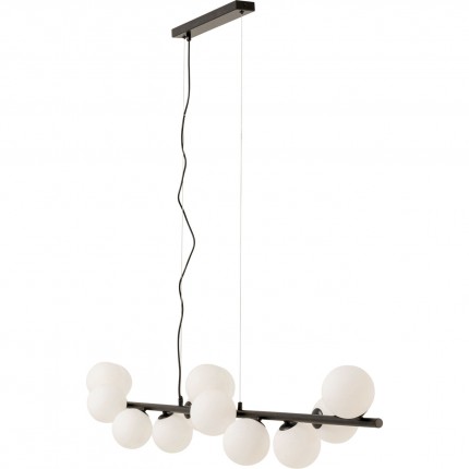 Hanglamp Scala Balls Milky 150cm zwart Kare Design